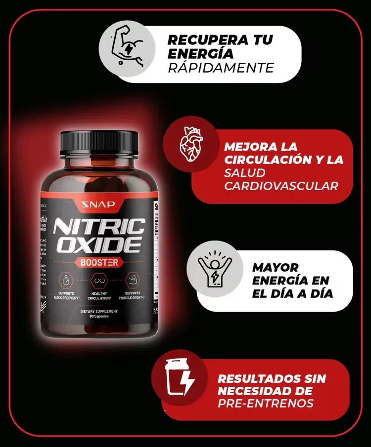 NITRIC OXIDE™  Suplemento de Oxido Nítrico- OFERTA 2X1 😱